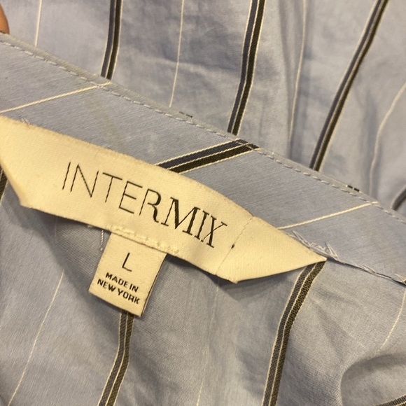 INTERMIX wrap blouse size large - Picture 8 of 9